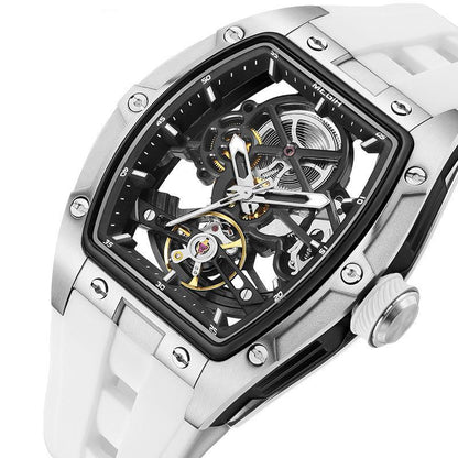 Last day 55% off Latest Luxury Design -Skeleton Face With Rubber Strap Mechanical Movement