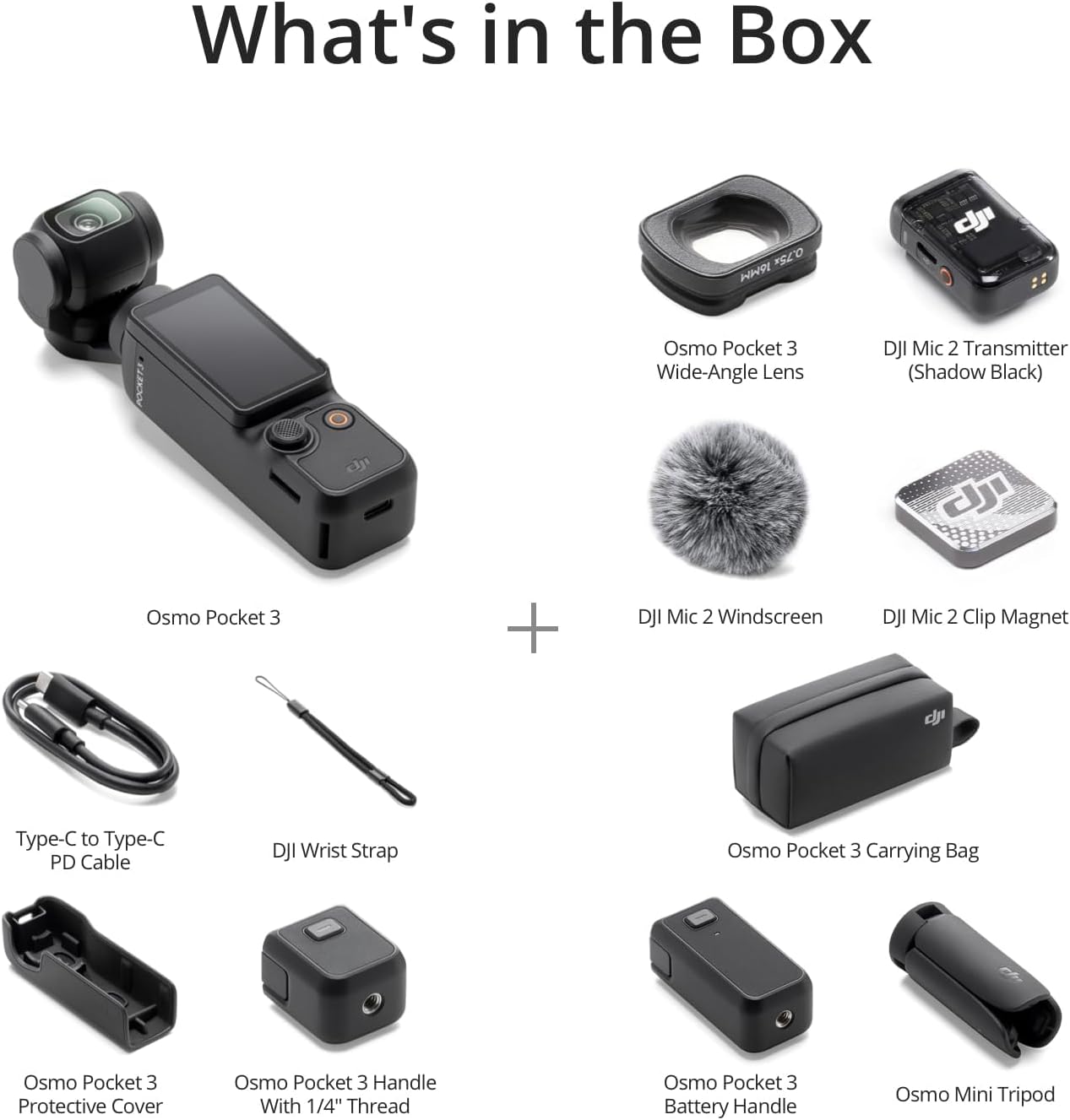 DJI Osmo Pocket 3 Creator Combo 4K120fps Ultra HD Vlog Camera with DJI Mic