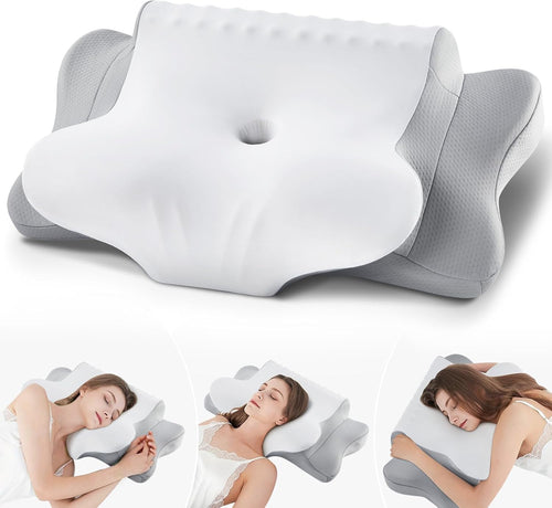 وسادة طبية للرقبة Cervical Pillow – Cooling Ergonomic Memory Foam for Neck Pain Relief