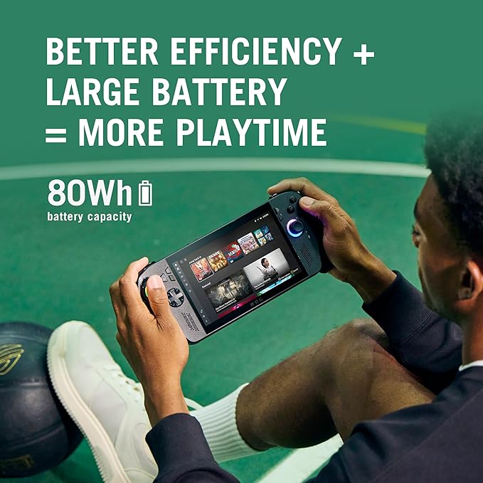 Asus ROG Xbox Ally X Gaming Handheld – Black | AMD Ryzen AI Z2 Extreme, 24GB RAM, 1TB SSD | أقوى جهاز ألعاب محمول