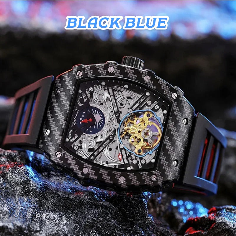 The Warrior 4.0 - Unisex Mechanical Watch - Skeleton Dial, Automatic Edgy Watch