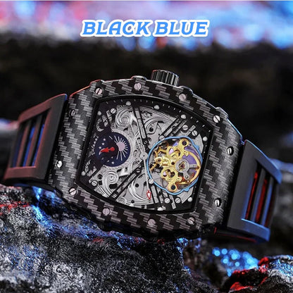 The Warrior 4.0 - Unisex Mechanical Watch - Skeleton Dial, Automatic Edgy Watch