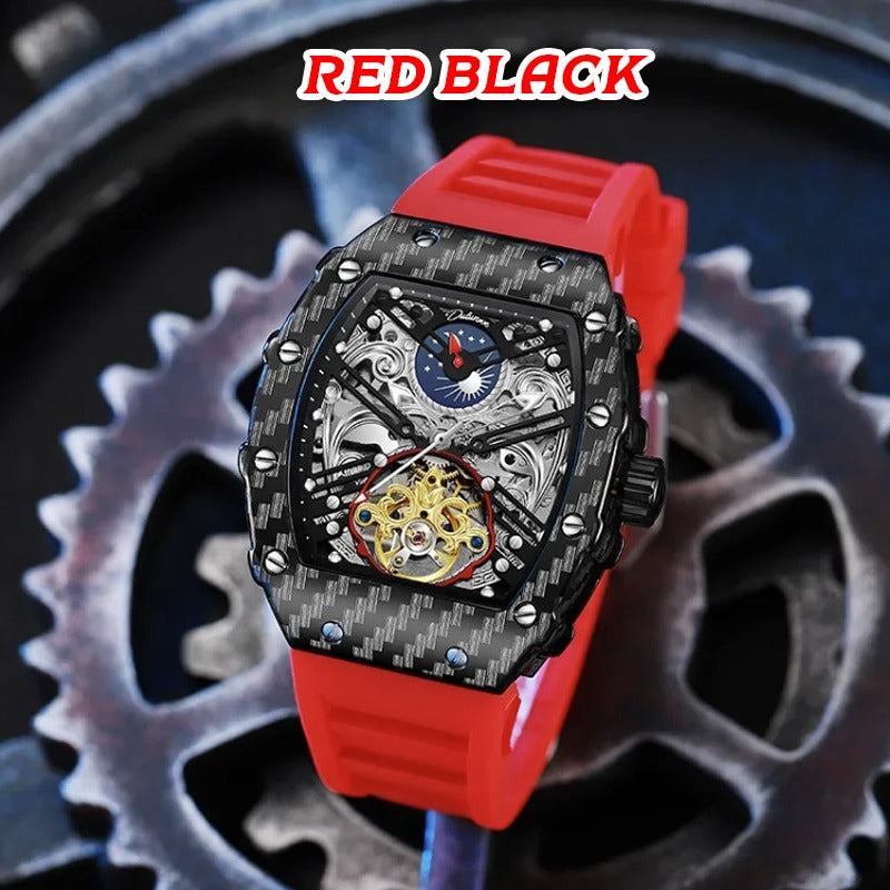 The Warrior 4.0 - Unisex Mechanical Watch - Skeleton Dial, Automatic Edgy Watch
