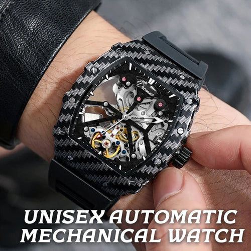 The Warrior 4.0 - Unisex Mechanical Watch - Skeleton Dial, Automatic Edgy Watch