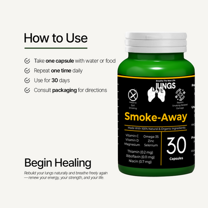 Lungs Life's Smoke-Away Capsules