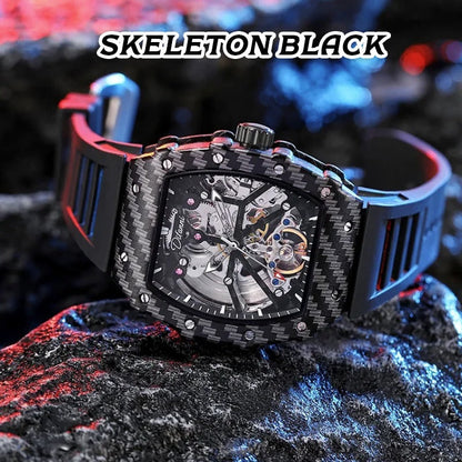 The Warrior 4.0 - Unisex Mechanical Watch - Skeleton Dial, Automatic Edgy Watch