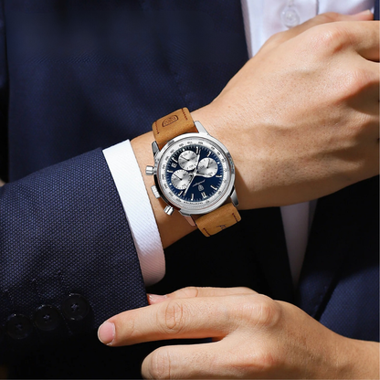 Last day 55% off Luxury Chronograph Watch with Luminous Dial, High Quality 30m