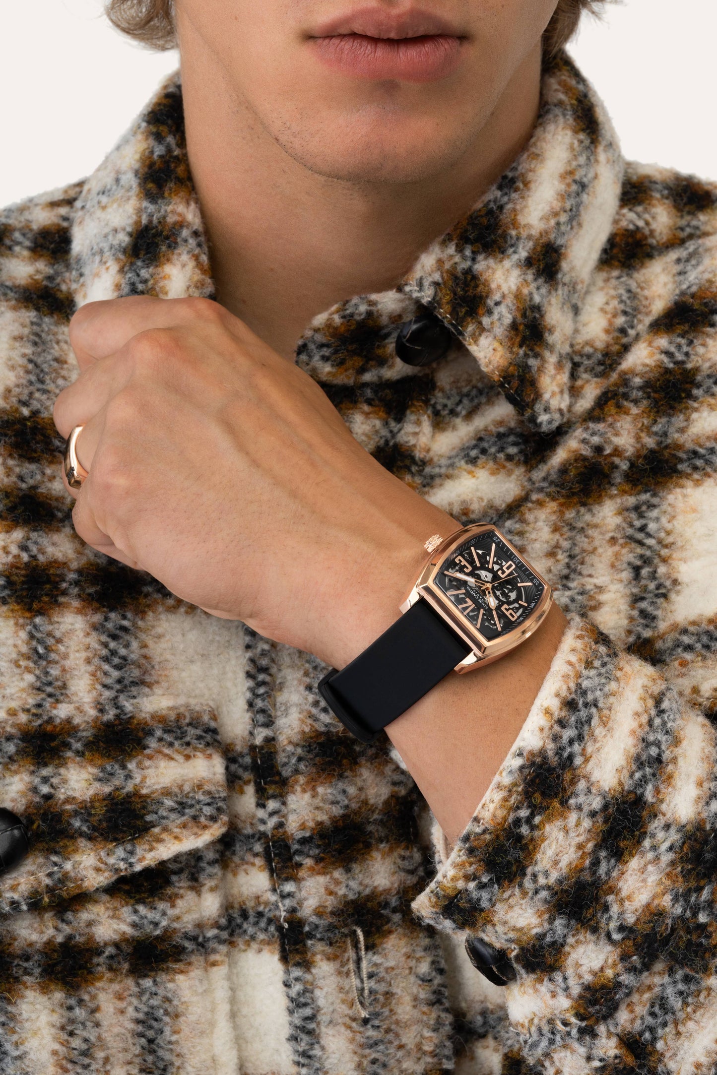 Last day 79% off Thomas Earnshaw Supremacy Skeleton Automatic Rose Gold