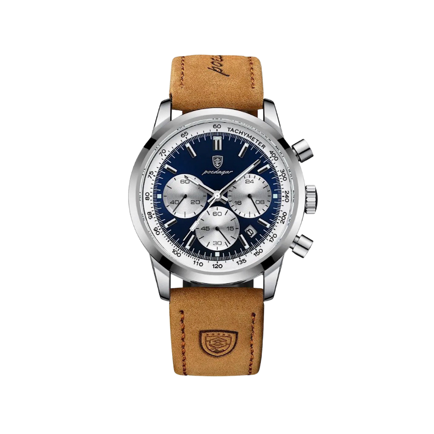 Last day 55% off Luxury Chronograph Watch with Luminous Dial, High Quality 30m