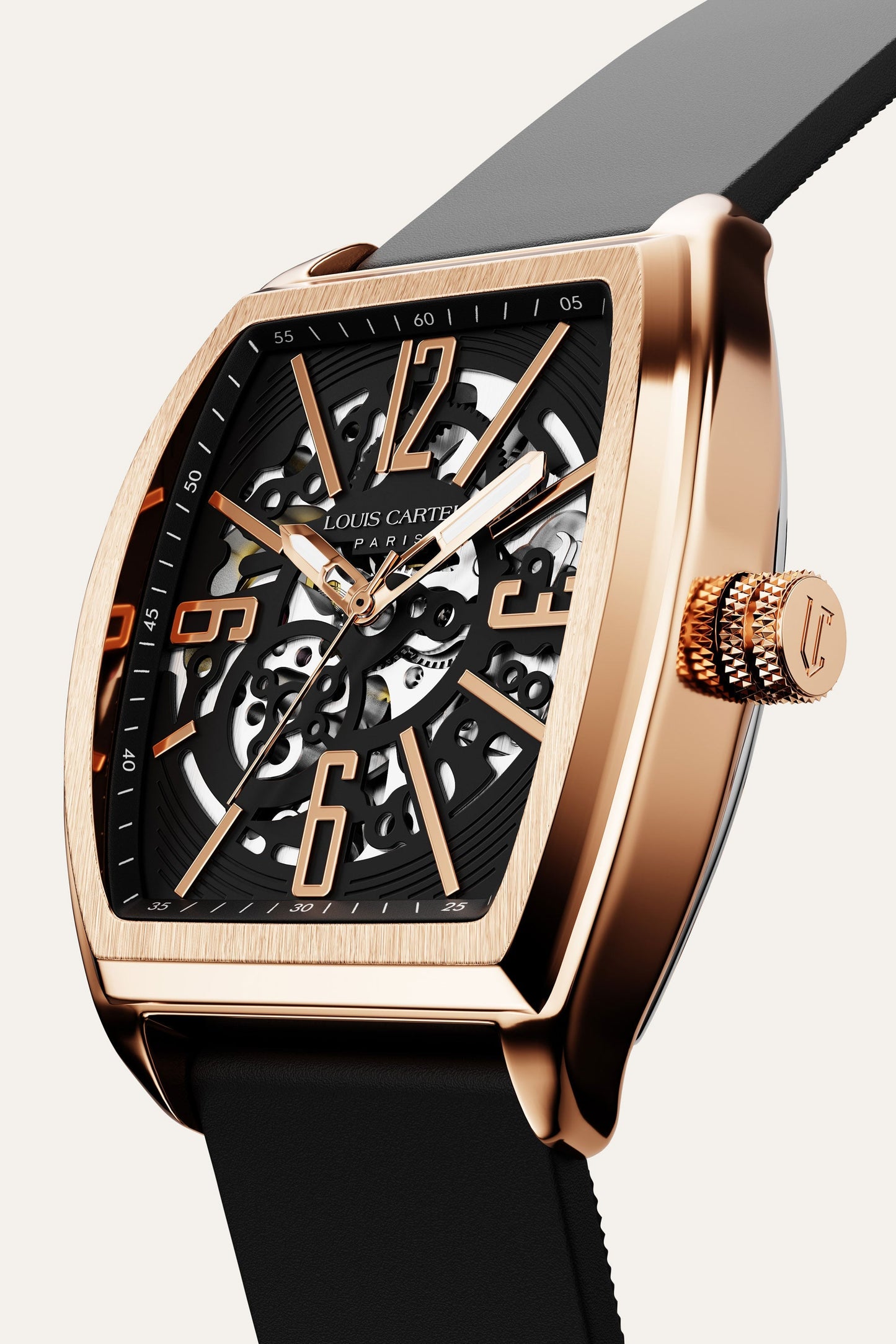 Last day 79% off Thomas Earnshaw Supremacy Skeleton Automatic Rose Gold