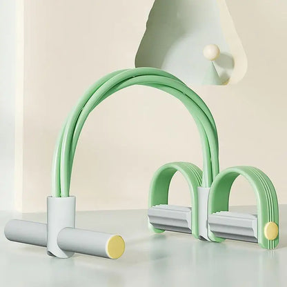 21 Fitness Resistance Bands - 4 Tube Pedal Ankle Puller