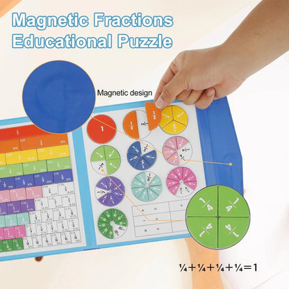 Last day 50% off kids Magnet Montessori Fraction Puzzle