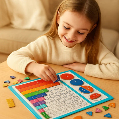 Last day 50% off kids Magnet Montessori Fraction Puzzle