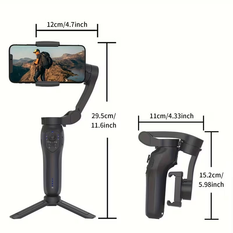 Smart 3-Axis Handheld Gimbal for Smooth Video Shooting
