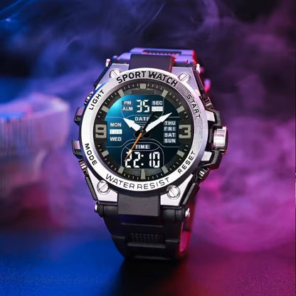 Sports Watch | And Shockproof, PVC Band, Alloy Case, Non-Rechargeable Button Batte