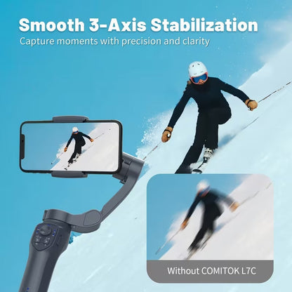 Smart 3-Axis Handheld Gimbal for Smooth Video Shooting