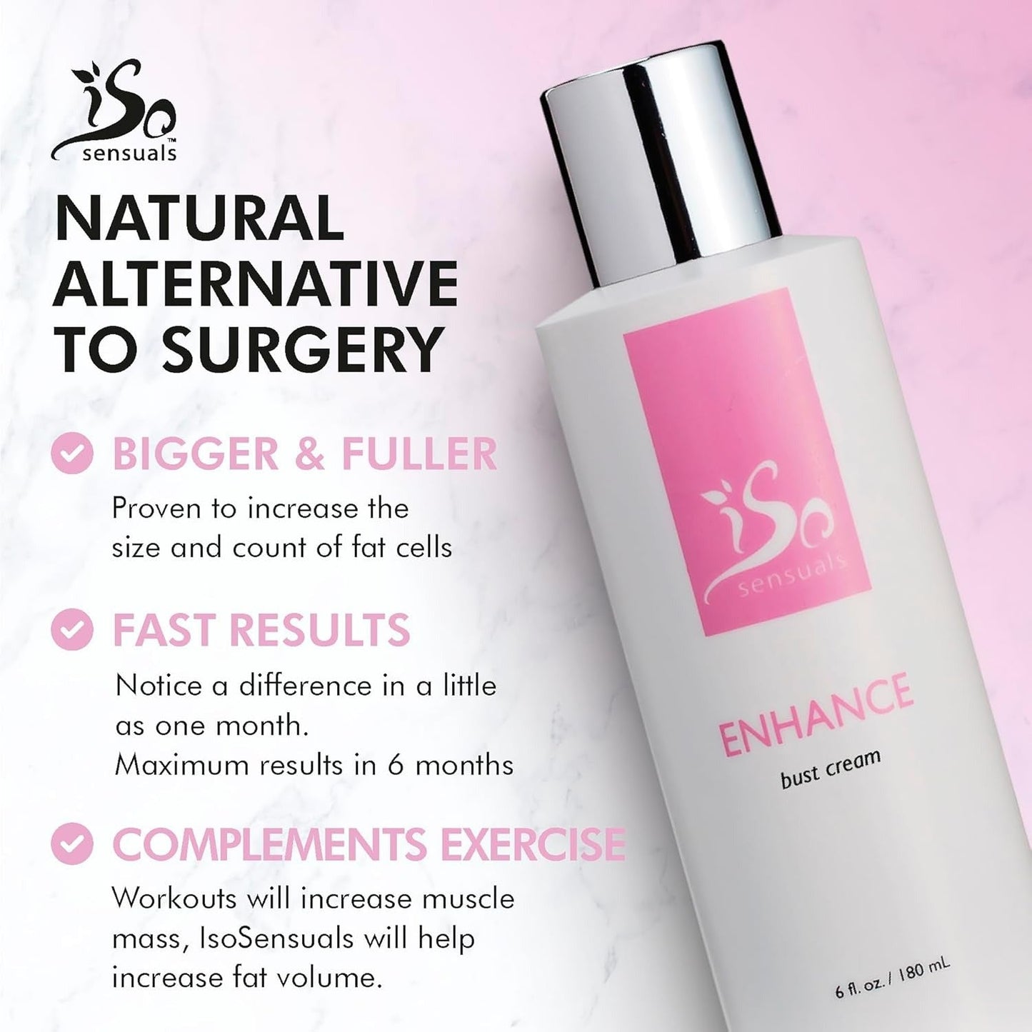 IsoSensuals ENHANCE - Rapid-Action Breast Enlargement Cream