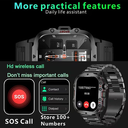 Durable Smart Watch for Men with Wireless Calling, Waterproof Rating