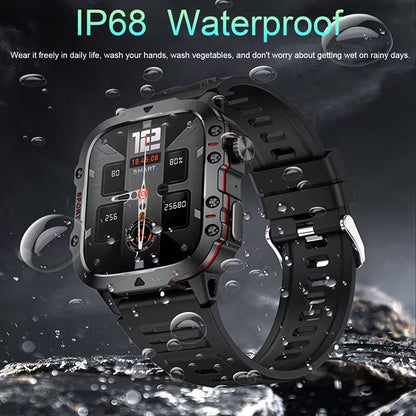 Durable Smart Watch for Men with Wireless Calling, Waterproof Rating