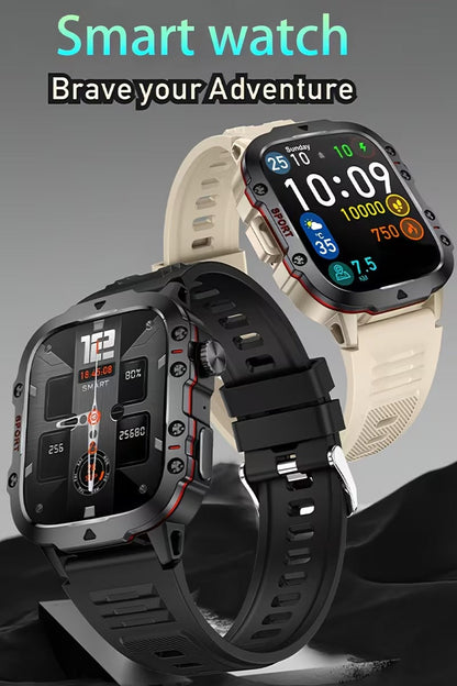 Durable Smart Watch for Men with Wireless Calling, Waterproof Rating