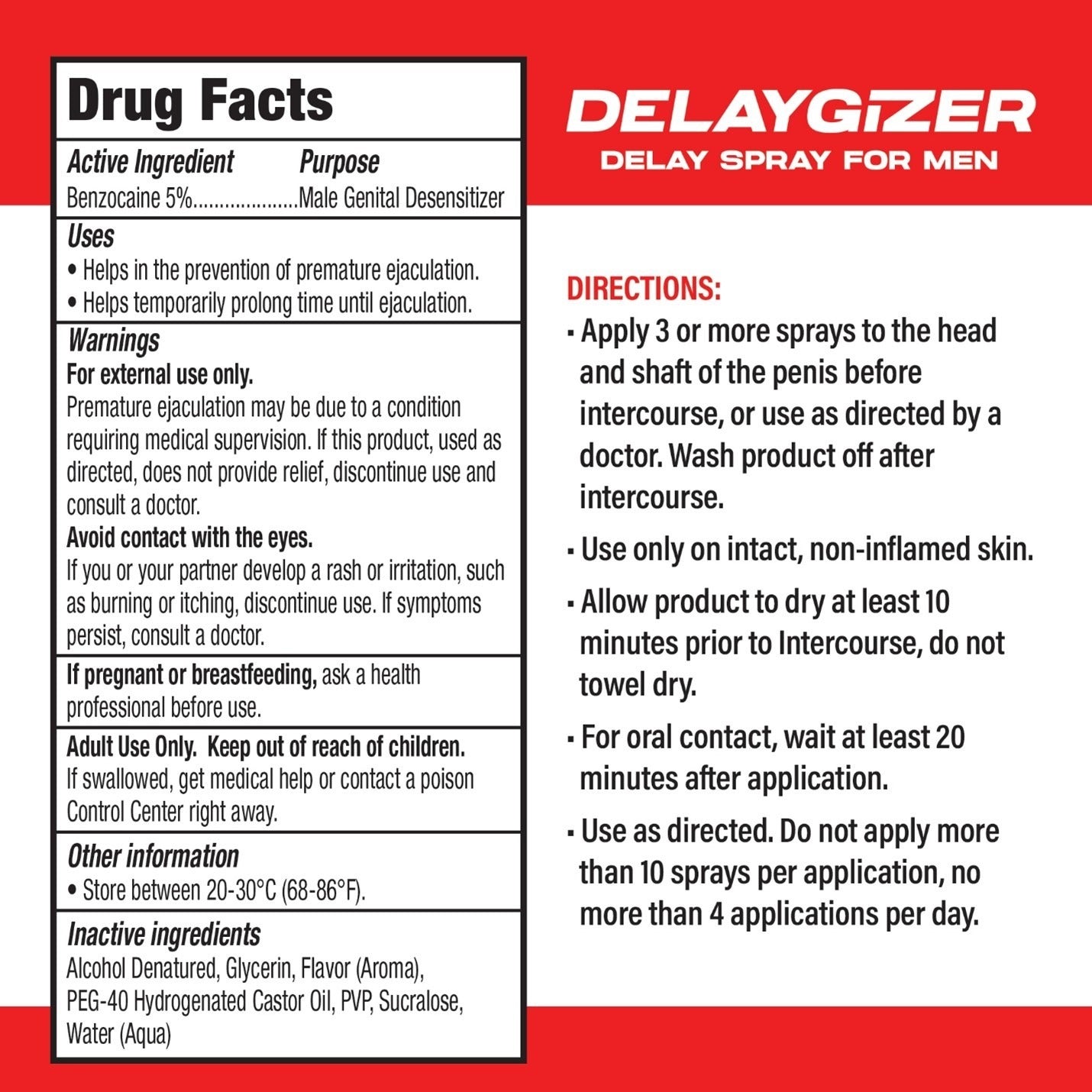 DELAY SPRAY – WATERMELON SUGAR