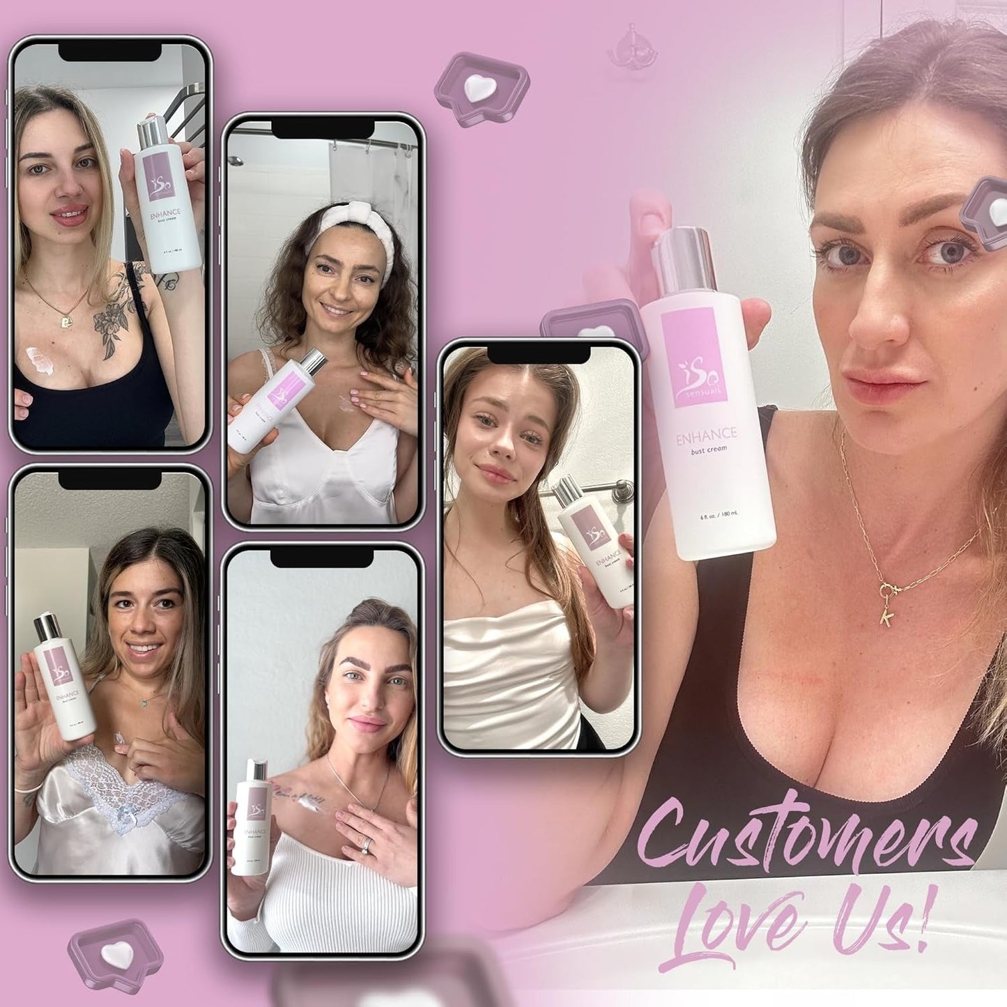 IsoSensuals ENHANCE - Rapid-Action Breast Enlargement Cream