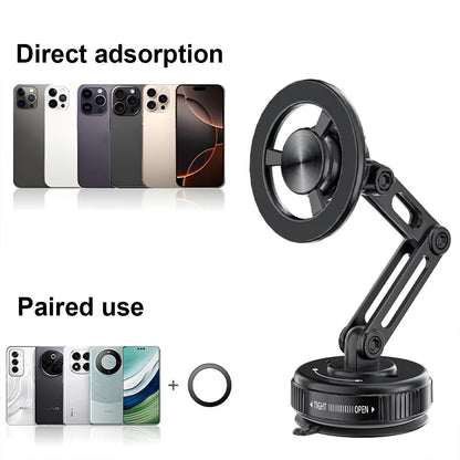 360 Degree Rotating Waterproof Vacuum Magnetic Extendable Phone Holder