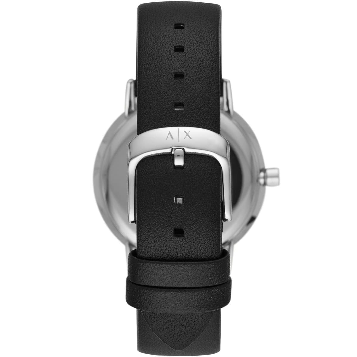 ⭐ Armani Exchange Classic Black Leather Analog Watch