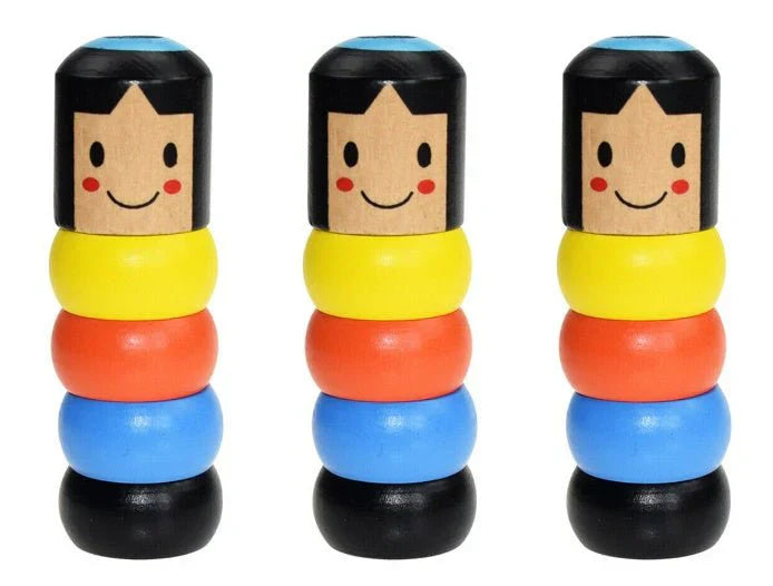 Immortal Daruma Unbreakable Wooden Man Magic Toy