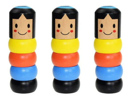 Immortal Daruma Unbreakable Wooden Man Magic Toy