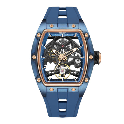 Last day 55% off Latest Luxury Design -Skeleton Face With Rubber Strap Mechanical Movement