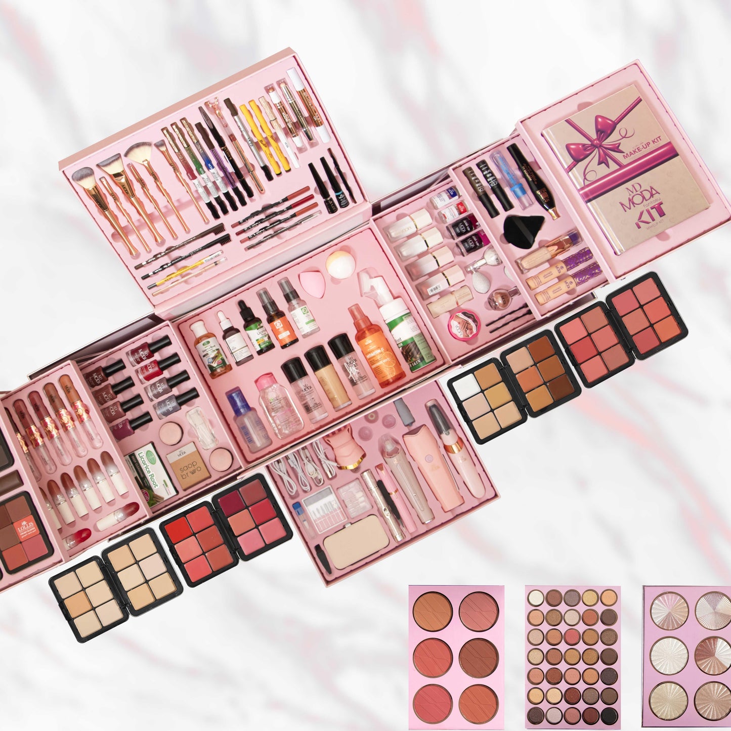 الصندوق المتقدم – 140 قطعة متكاملة لتجربة مكياج وعناية لا مثيل لها