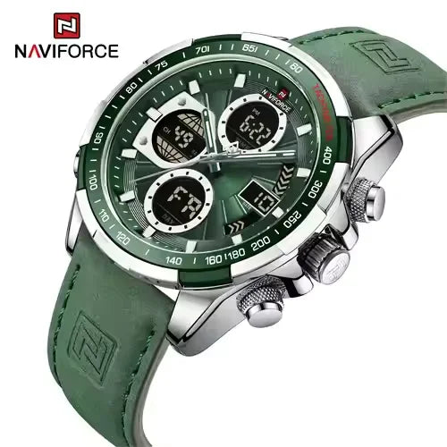 NAVIFORCE NF9197L Men’s Dual Display Analog-Digital Watch | Waterproof, Stylish & Multifunctional