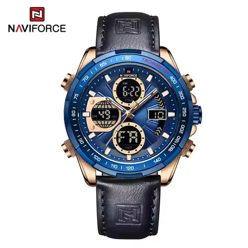 NAVIFORCE NF9197L Men’s Dual Display Analog-Digital Watch | Waterproof, Stylish & Multifunctional
