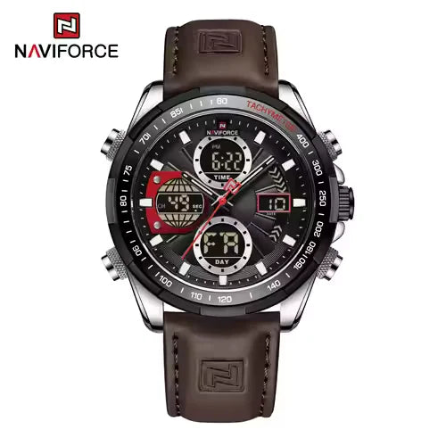 NAVIFORCE NF9197L Men’s Dual Display Analog-Digital Watch | Waterproof, Stylish & Multifunctional