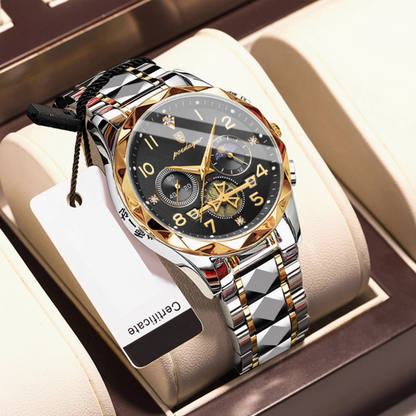 AstroVanta - ZaneLuxe Luxury Men's Automatic Watch Gold & Silver