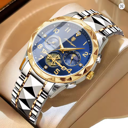 AstroVanta - ZaneLuxe Luxury Men's Automatic Watch Gold & Silver