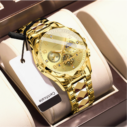 AstroVanta - ZaneLuxe Luxury Men's Automatic Watch Gold & Silver