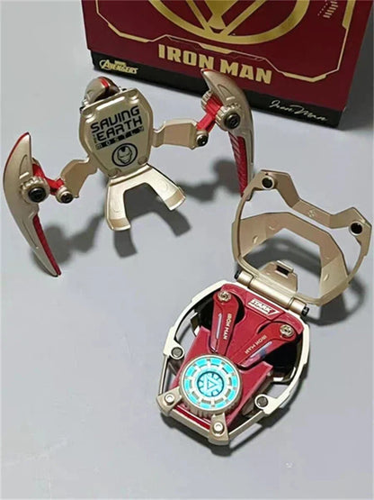 Marvel Iron Man Arc Reactor Wireless Earbuds – LED Futuristic Design سماعات مارفل آيرون مان اللاسلكية بتصميم مستقبلي وإضاءة LED